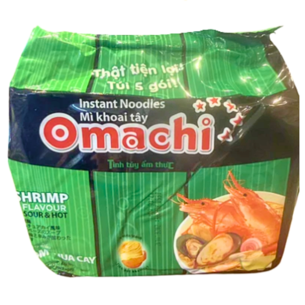 10318 - [Omachi] エビ酸辛味鍋風ラーメン 5袋セット