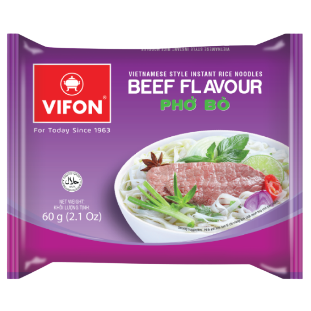 10031 - [ヴィフォン] ベトナム インスタントフォー 牛肉風味 60g