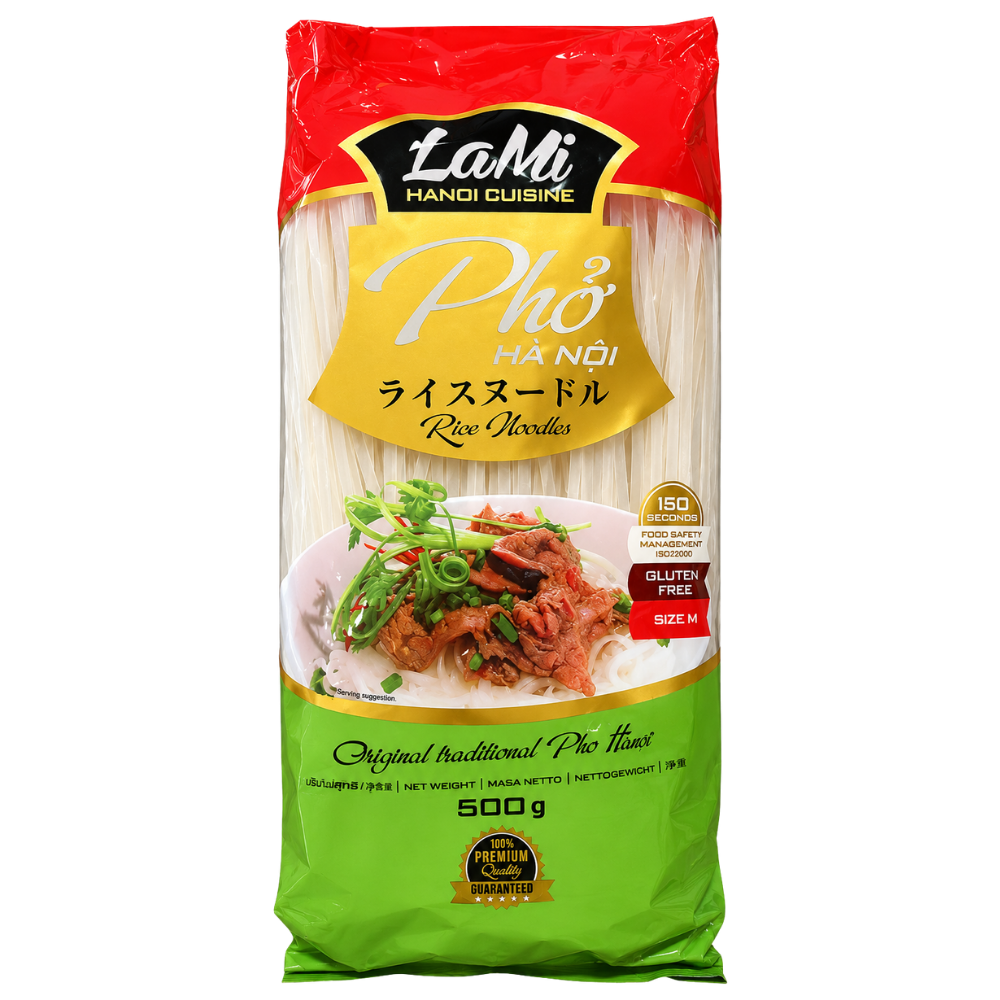 10329 - [LaMi] ライスヌードル （フォー） 乾麺 500g
