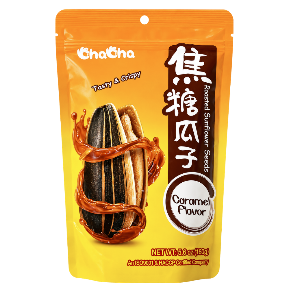 10548 - [ChaCha] ヒマワリの種 キャラメル味 160g