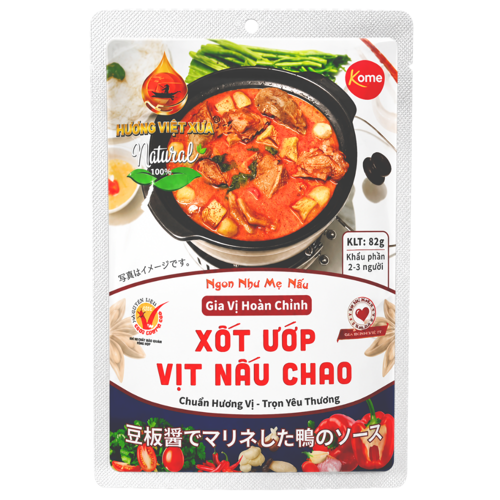 10755 - [Kome] Sarsa ng pato na inatsara sa doubanjiang 82g