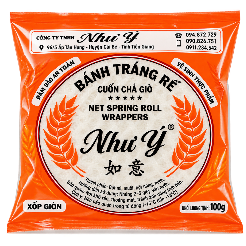 10980 - [NHƯ Ý] 網状ライスペーパー 100g