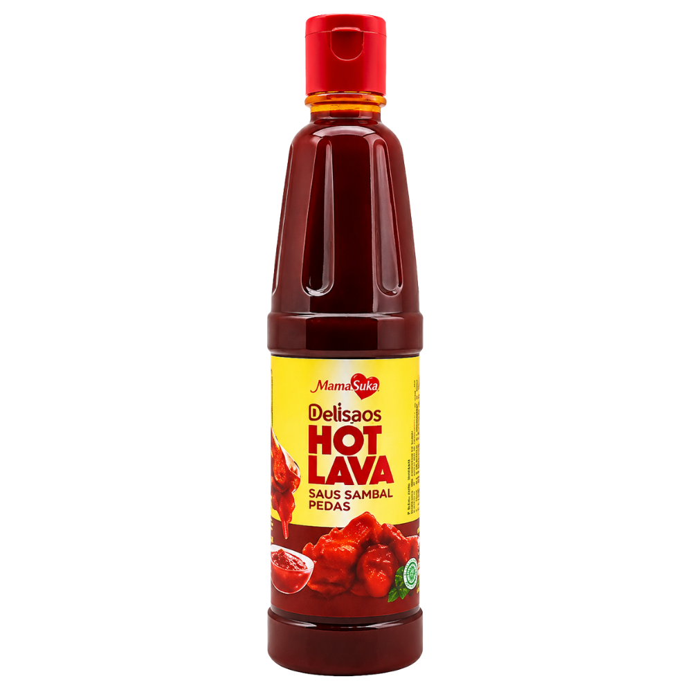 20143 - Mamasuka Sambal Sauce Delisaos Hot Lava 130ml