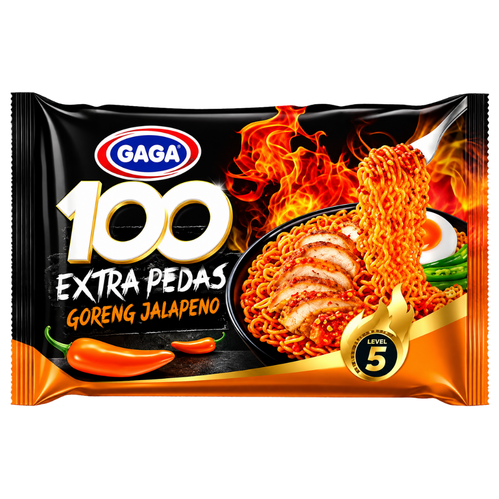 20242 - GAGA 100 エクストラペダス ハラペーニョ味（激辛焼きそば）