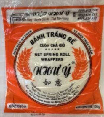 10980 - [NHƯ Ý] 網状ライスペーパー 100g