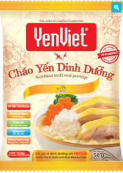 10130 - ツバメの巣⼊りインスタントお粥 チキン風味 50g