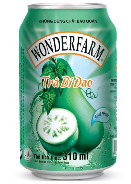 10157 - WONDER FARM Trà bí đao 310ml