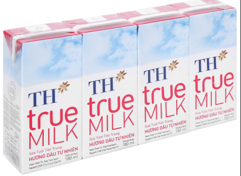 10173 - TH true MILK Sữa dâu 180ml