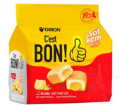 10178 - [オリオン] セ・ボン チキンフロス チーズスポンジケーキ 5個パック