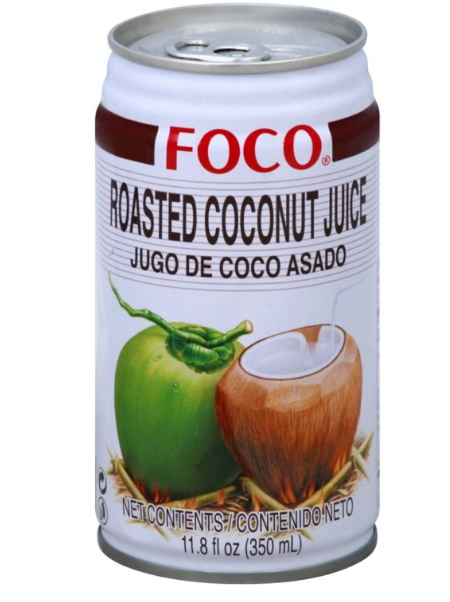 10191 - FOCO Nước dừa rang 350ml