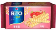 10217 - RITO Bánh que crepe vị dâu 128g
