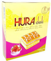 10236 - [HURA deli] スポンジケーキ イチゴミルク味 6個入り 168g