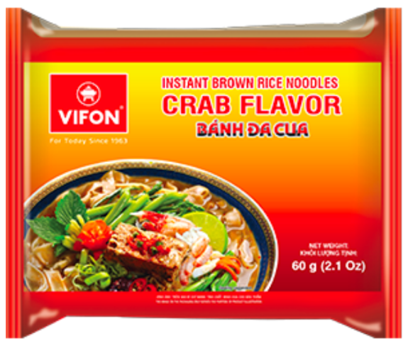 10072 - [ヴィフォン] カニ風味ラーメン 65g