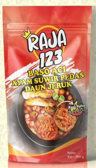 20210-RAJA BASO ACI AYAM SUWIR ラジャ バソアチ 鶏ほぐし肉入り