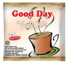 20034 - [グッデイ] インスタントコーヒー バニララテ 20g ×10個入り