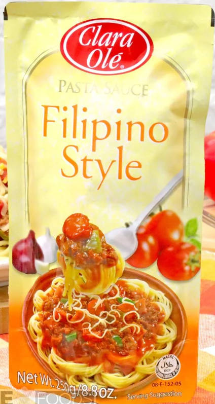 40053-クララオレ　スパゲッティソース 　フィリピノ  スタイル　250g