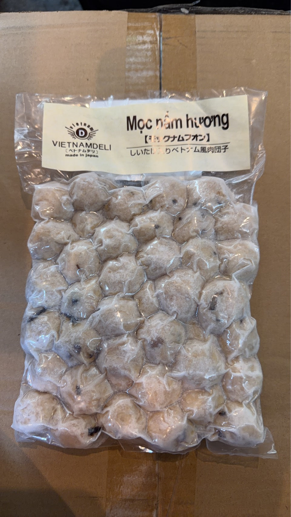 10445 - [VIETNAMDELI] Naka-freeze na Moc Nam Phong (Vietnamese-style meatballs na may shiitake) 450g