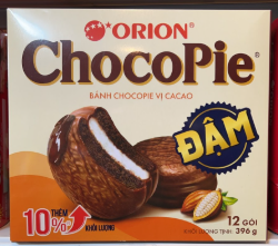 10527 - [ORION]  チョコパイ  濃厚ココア味 12個入り 396g