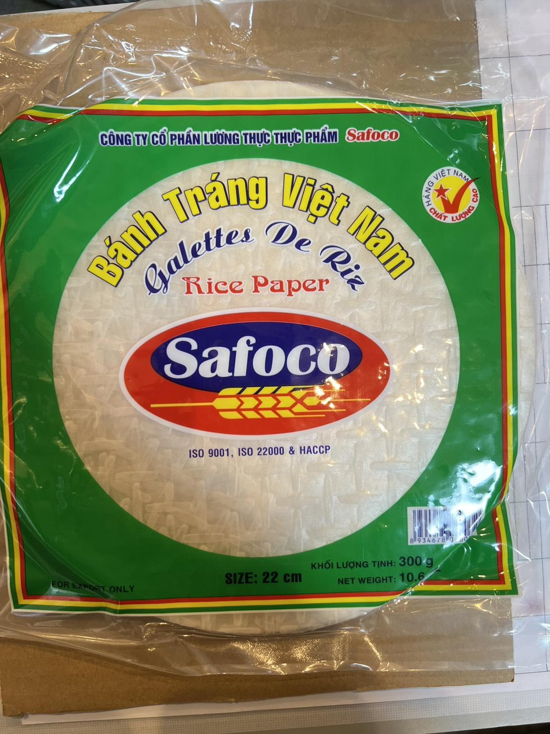 10668 - [Safoco] Rice Paper 22cm 300g