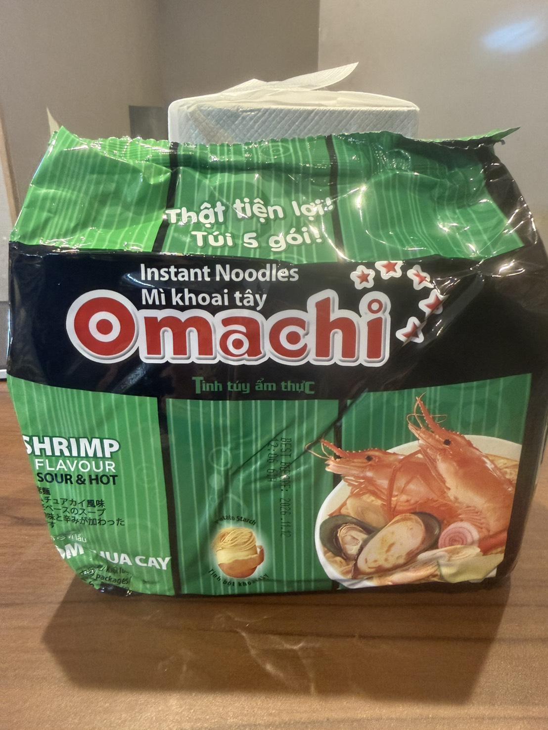 10318 - [Omachi] エビ酸辛味鍋風ラーメン 5袋セット